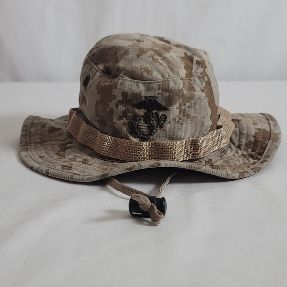 USMC Desert Marpat Boonie Hat with Sun Cover Size Small - Picture 1 of 7